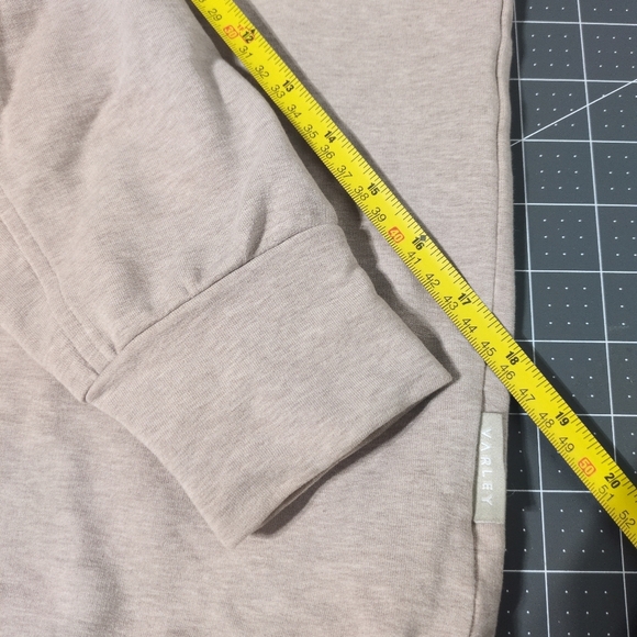Varley Pullover Sweatshirt XS Beige Oversized Loungewear Cotton Lagenlook - Picture 14 of 16